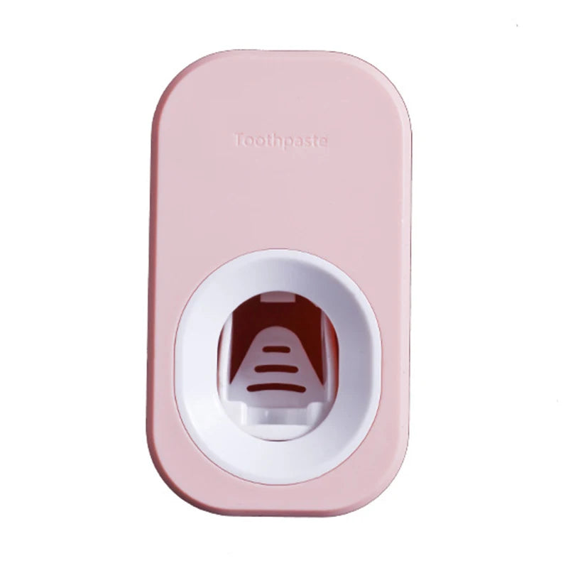 Wall-Mount Toothpaste & Brush Dispenser