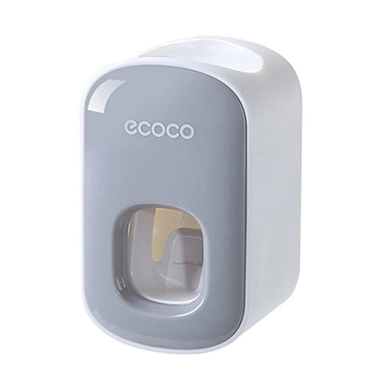 Wall-Mount Toothpaste & Brush Dispenser
