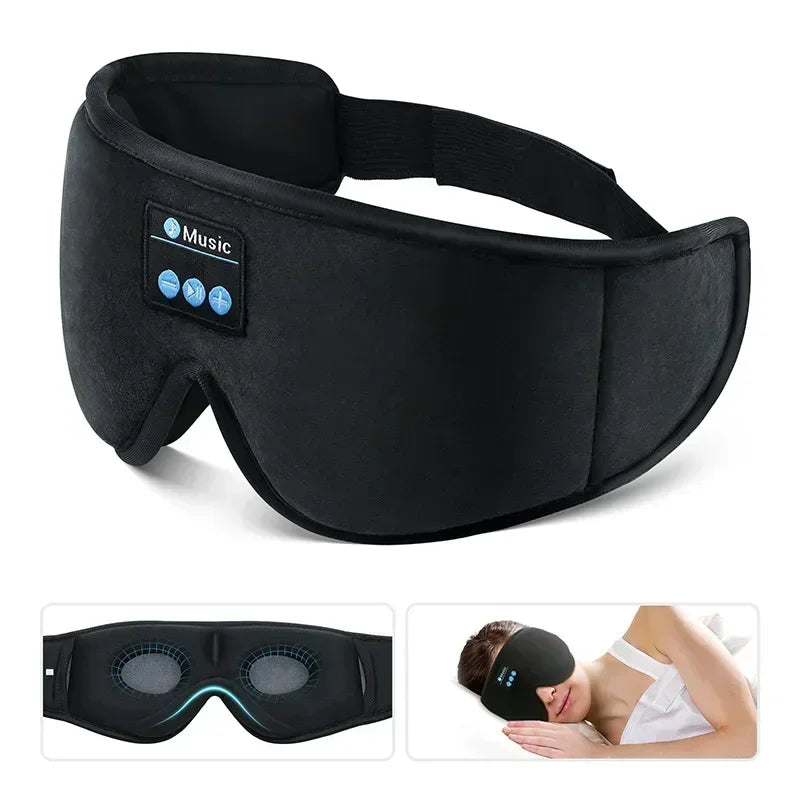3D Eye Mask with Bluetooth Headphones