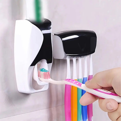 Wall-mounted Toothpaste Brush Holder Bathroom Organization and Storage Toothbrush Holder