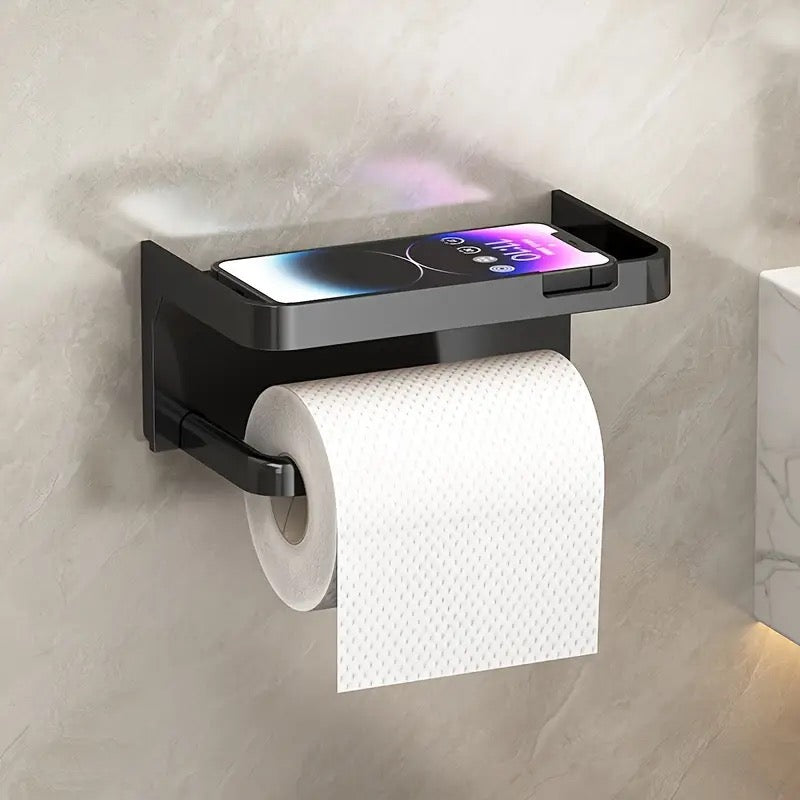 Toilet Paper Holder Plastic with Storage