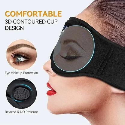 3D Eye Mask with Bluetooth Headphones
