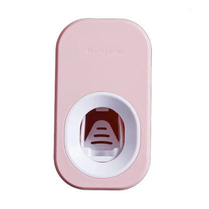 Wall-Mount Toothpaste & Brush Dispenser