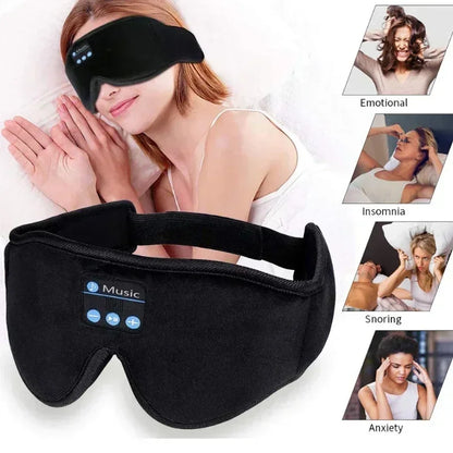 3D Eye Mask with Bluetooth Headphones
